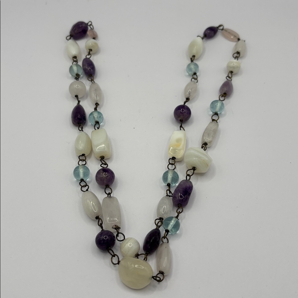Chico’s Jewel-Tone Color Beaded Ncklace